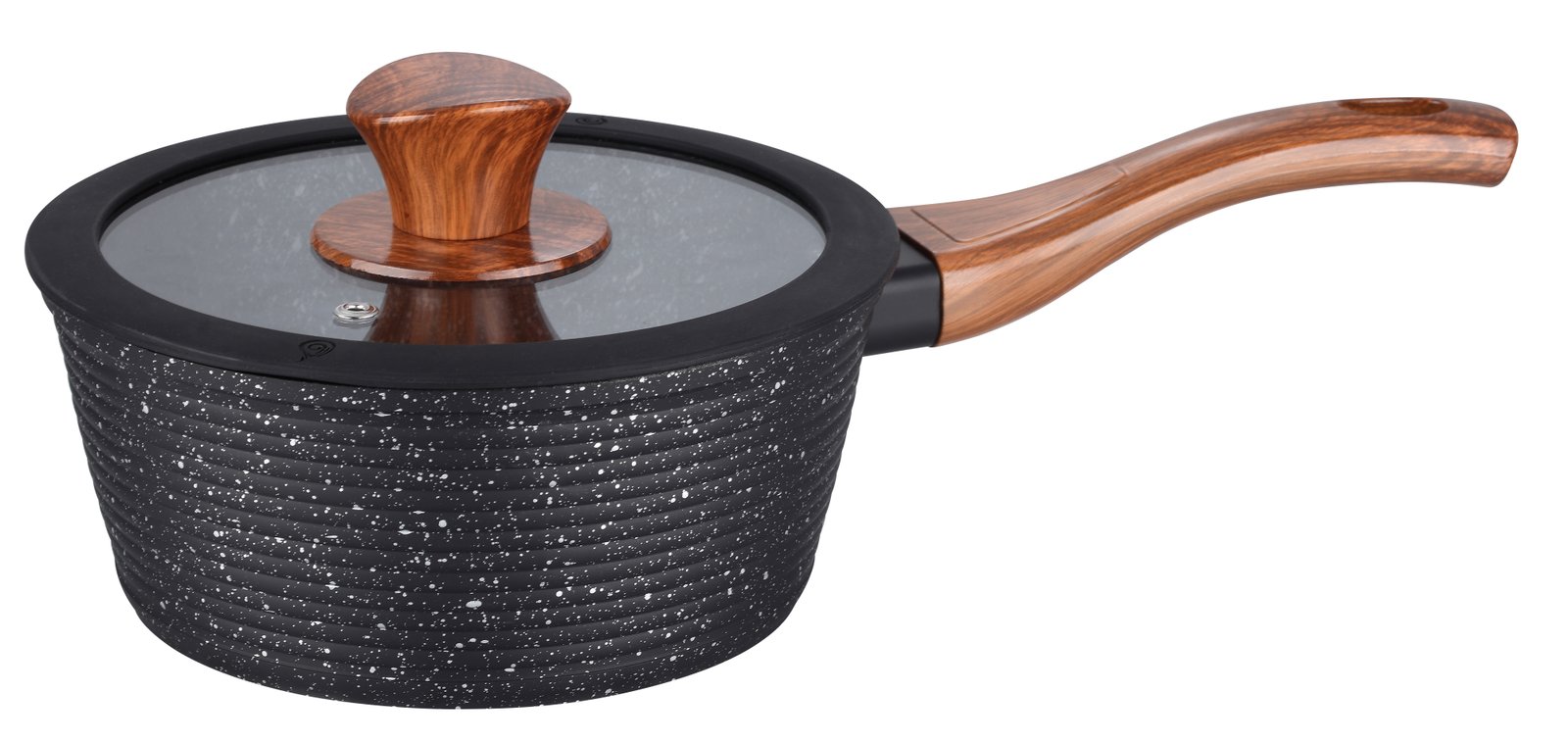 Koozina Midnight Granite Covered Saucepan